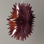Voir la diapositive 6 : Paris Prix Lampe Suspension Design  Selen  46cm Rouge Foncé