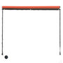 Voir la diapositive 5 : VIDAXL Auvent retractable avec LED 300x150 cm Orange et marron