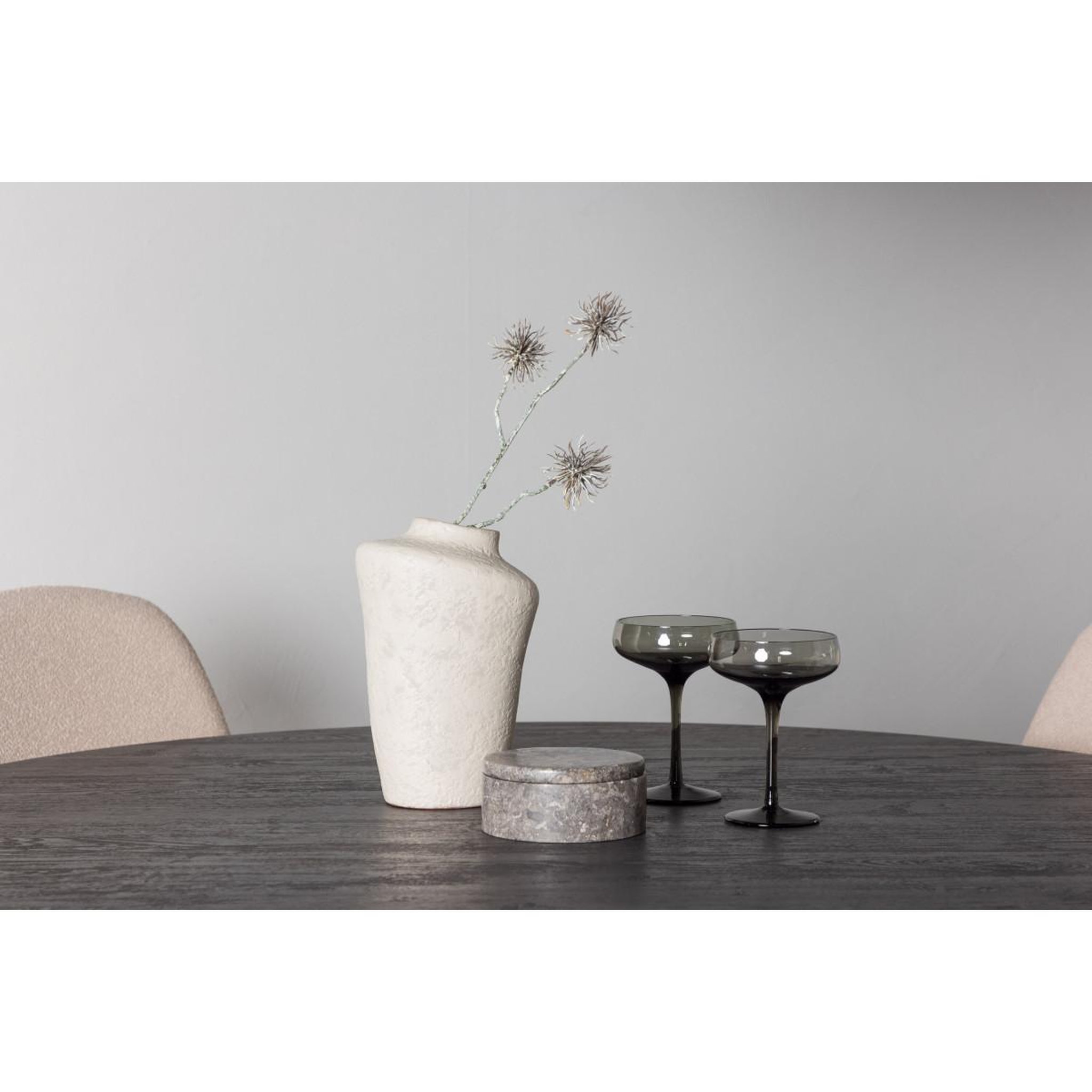 Voir la diapositive 5 : Paris Prix Ensemble table à manger & 4 chaises  lanzo & polar  120cm beige & moka