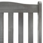 Voir la diapositive 5 : VIDAXL Chaise a bascule avec coussins Gris Bois d'acacia massif
