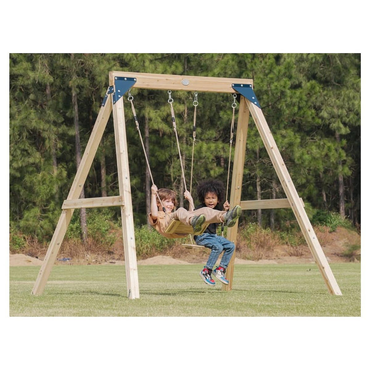 Axi House Portique double Yuna marron