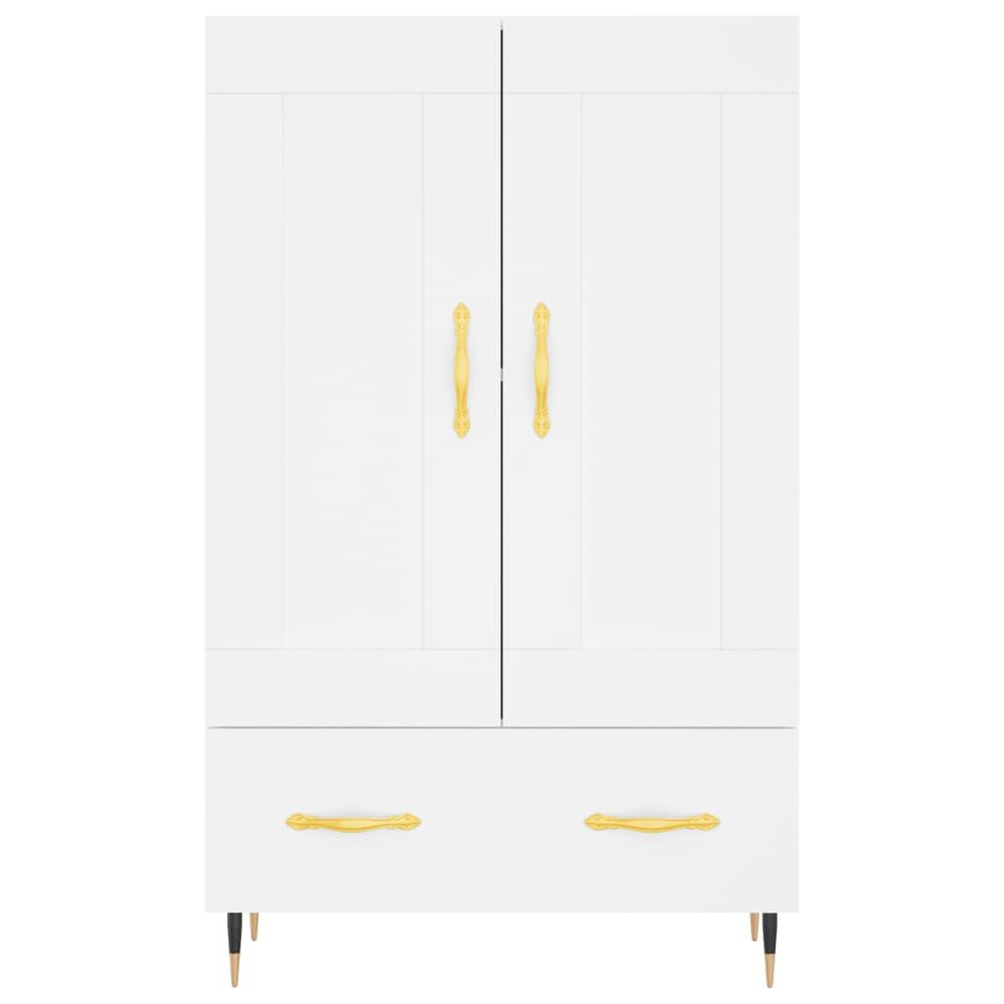 Voir la diapositive 5 : VIDAXL Buffet haut blanc 69,5x31x115 cm bois d'ingenierie