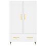 Voir la diapositive 5 : VIDAXL Buffet haut blanc 69,5x31x115 cm bois d'ingenierie