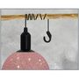 Voir la diapositive 6 : Paris Prix Lampe Suspension à Led  Boule  30cm Rose