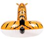 AIRMYFUN Bouée Gonflable XXL Chevauchable, Piscine & Plage, Flotteur Deluxe - Tigre - 150x105x100cm