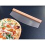  Coupe pizza berceuse cuisine couteau legume oignon hachoir bois