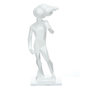 Voir la diapositive 1 : Paris Prix Statue Design  Sculpture Kenya  56cm Blanc