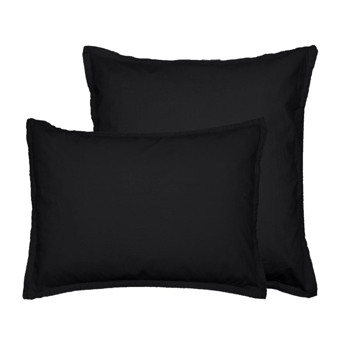 Sensei Maison Lot de 2 taies d'oreiller en flanelle de coton KLAPPEN