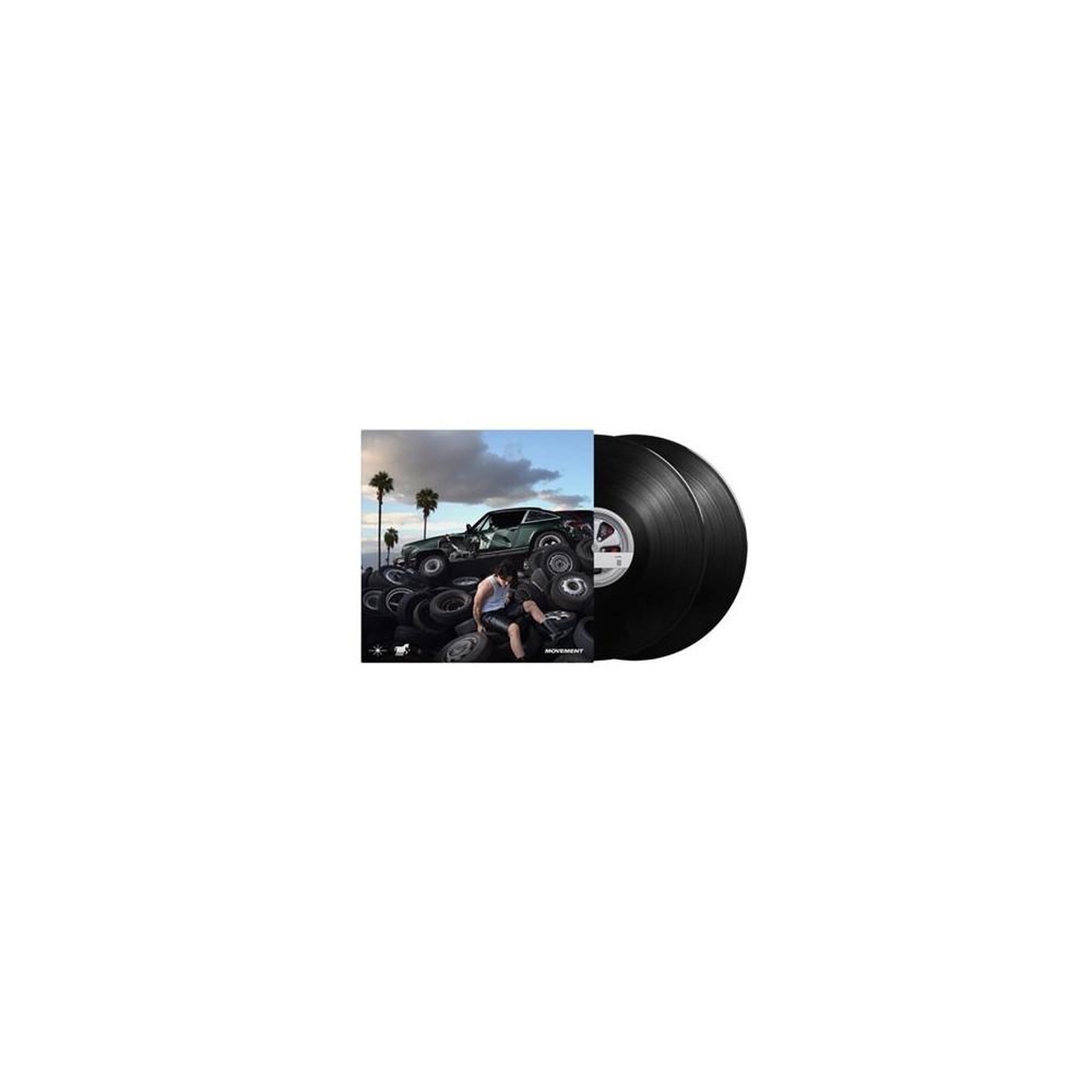 Vinyle 33t petit biscuit movement, édition standard noire, electro/techno-dance, featuring