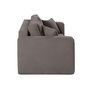 Voir la diapositive 3 : BEST MOBILIER Topaze - canapé droit 2 places - en velours texturé