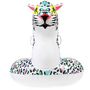 Voir la diapositive 3 : AIRMYFUN Bouée Gonflable XXL Chevauchable, Piscine & Plage, Flotteur Deluxe - Léopard 150x150x105cm