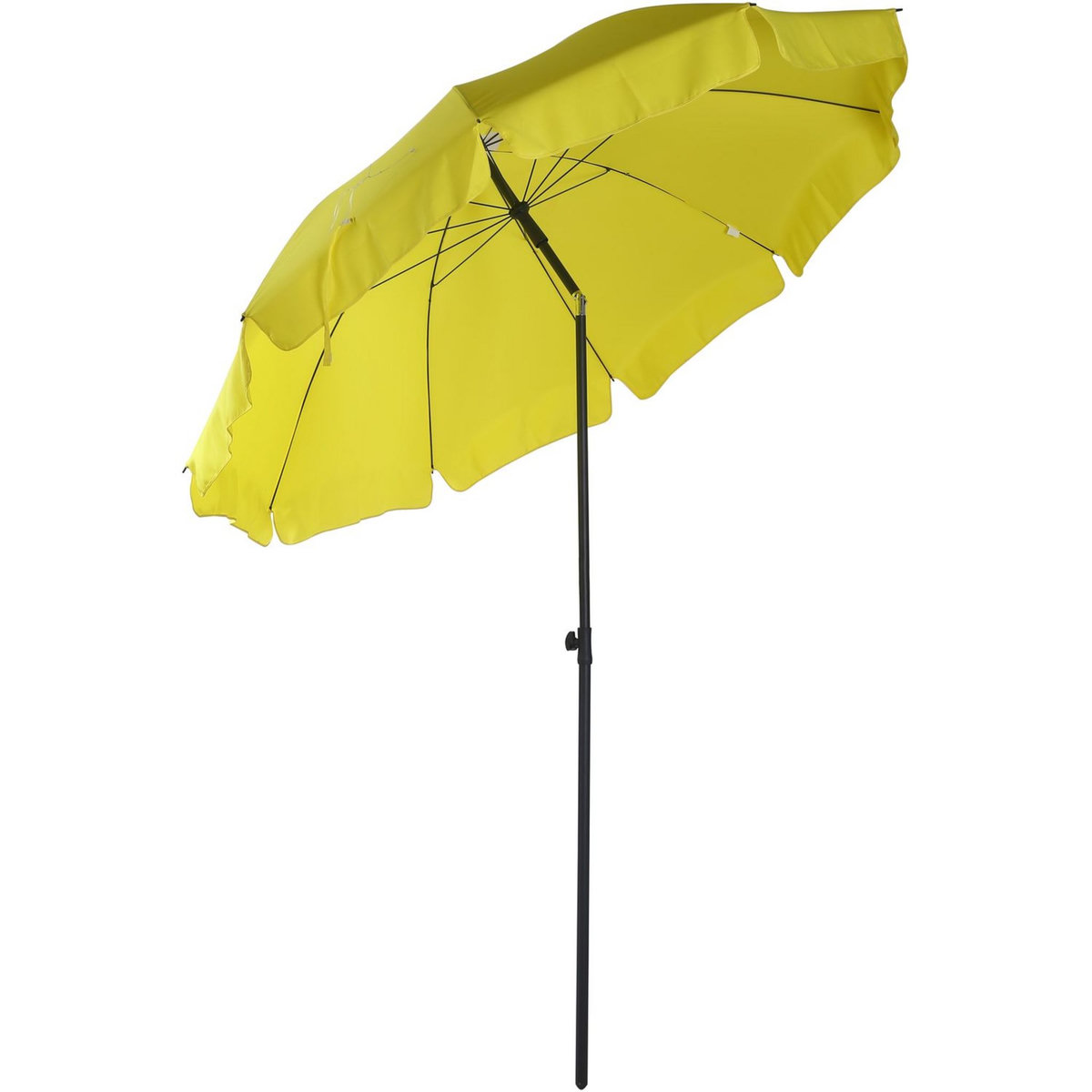 FAVEX Parasol droit diam 2 m citron ELENA