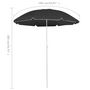 Voir la diapositive 6 : VIDAXL Parasol de jardin avec mat en acier anthracite 180 cm