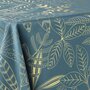 Voir la diapositive 2 : Paris Prix Nappe Imprimée Déco  Belflor  150x240cm Émeraude