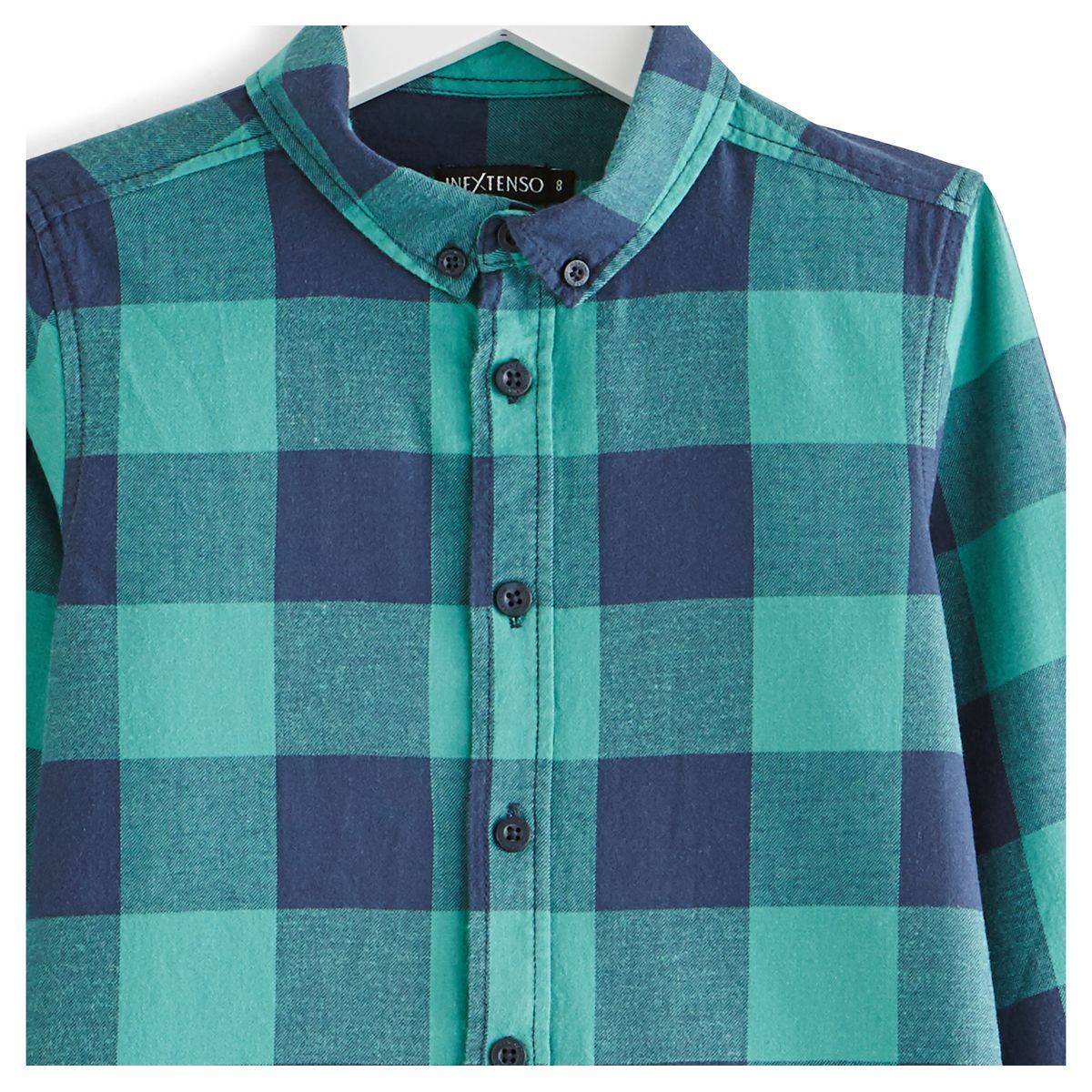 IN EXTENSO Chemise manches longues à carreaux garçon