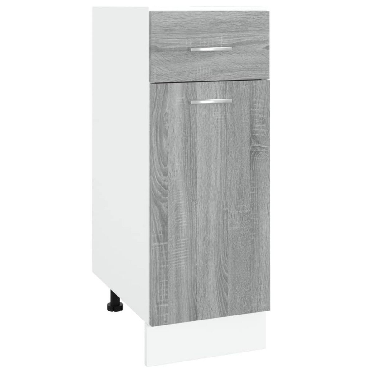 VIDAXL Armoire de plancher a tiroir Sonoma gris 30x46x81,5 cm