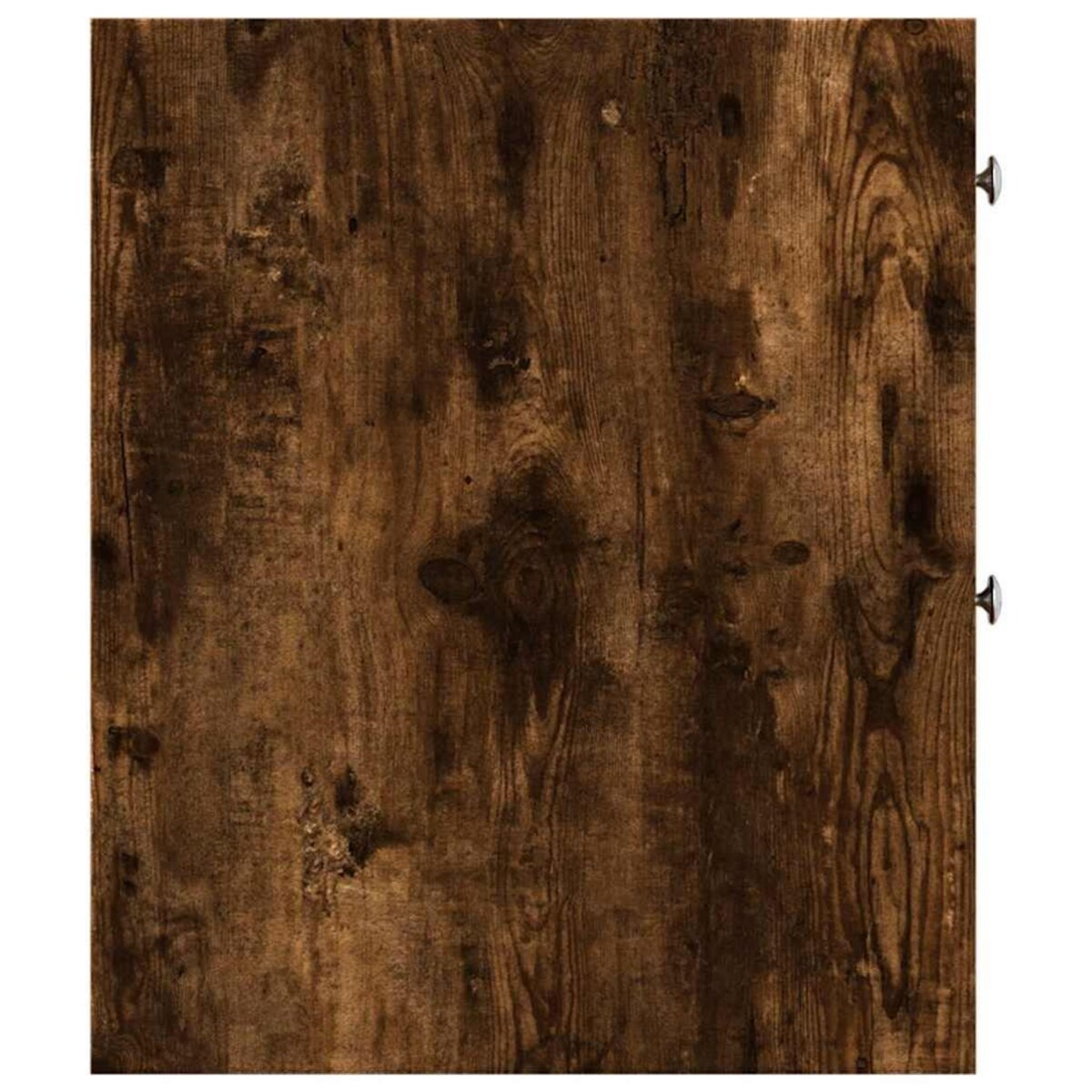 VIDAXL Armoire de salle de bain etroite avec roulettes chene fume