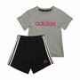 Voir la diapositive 1 : Adidas Ensemble de Sport pour Bébé Adidas Essentials Lineage Gris foncé