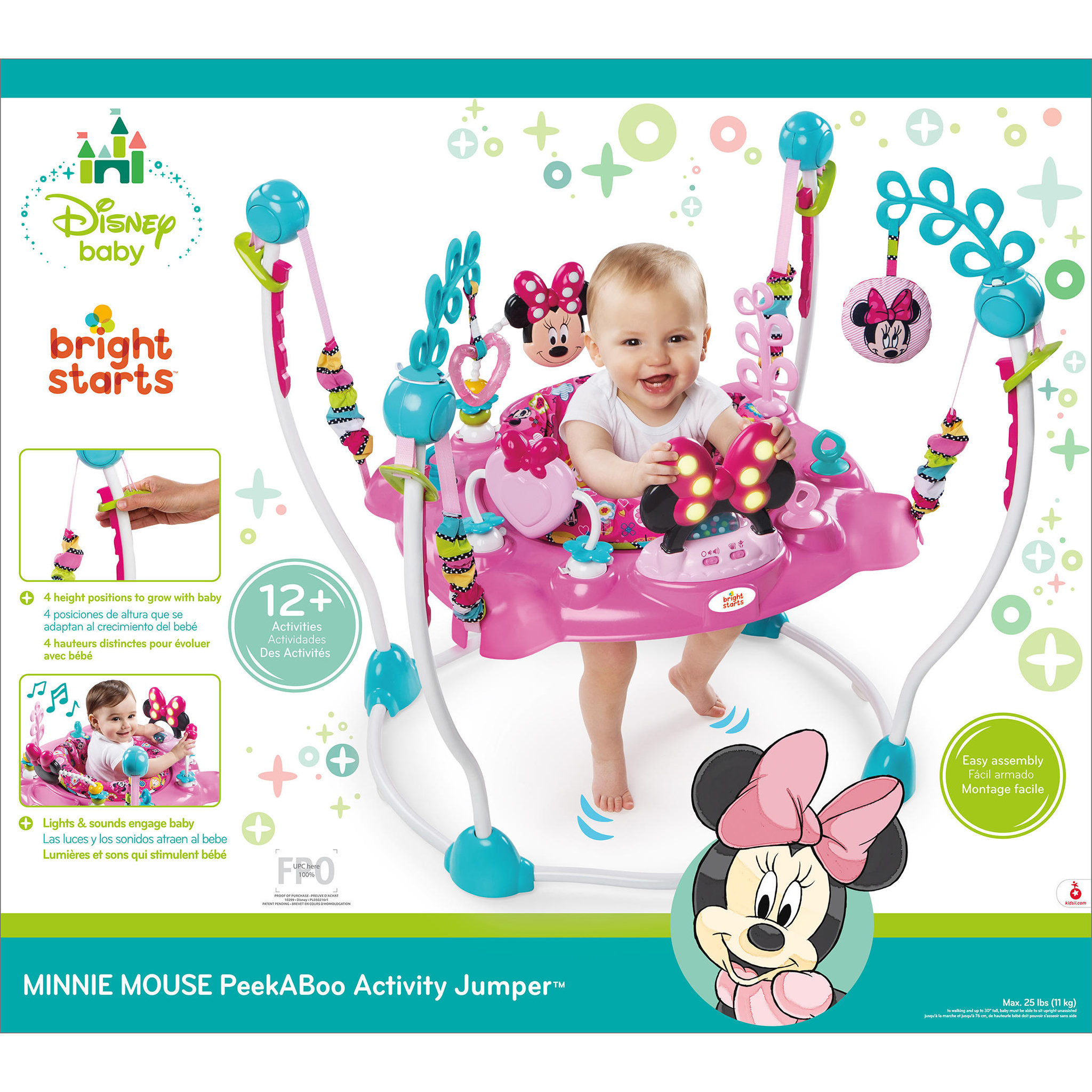 Voir la diapositive 4 : DISNEY Aire de jeux à rebonds Peek A Boo Minnie
