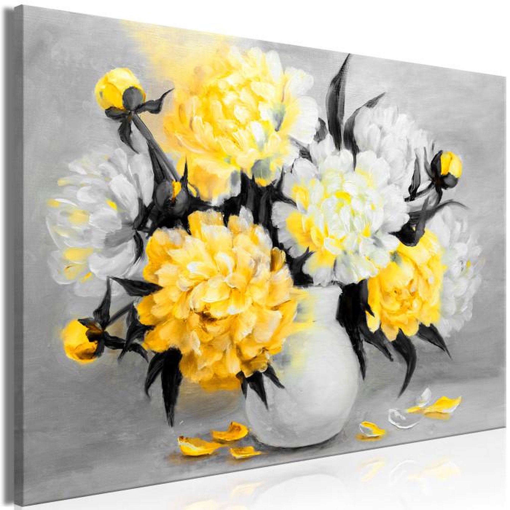 Paris Prix Tableau Imprimé  Fragrant Colours Wide Yellow. Coloris disponibles : Multicolore