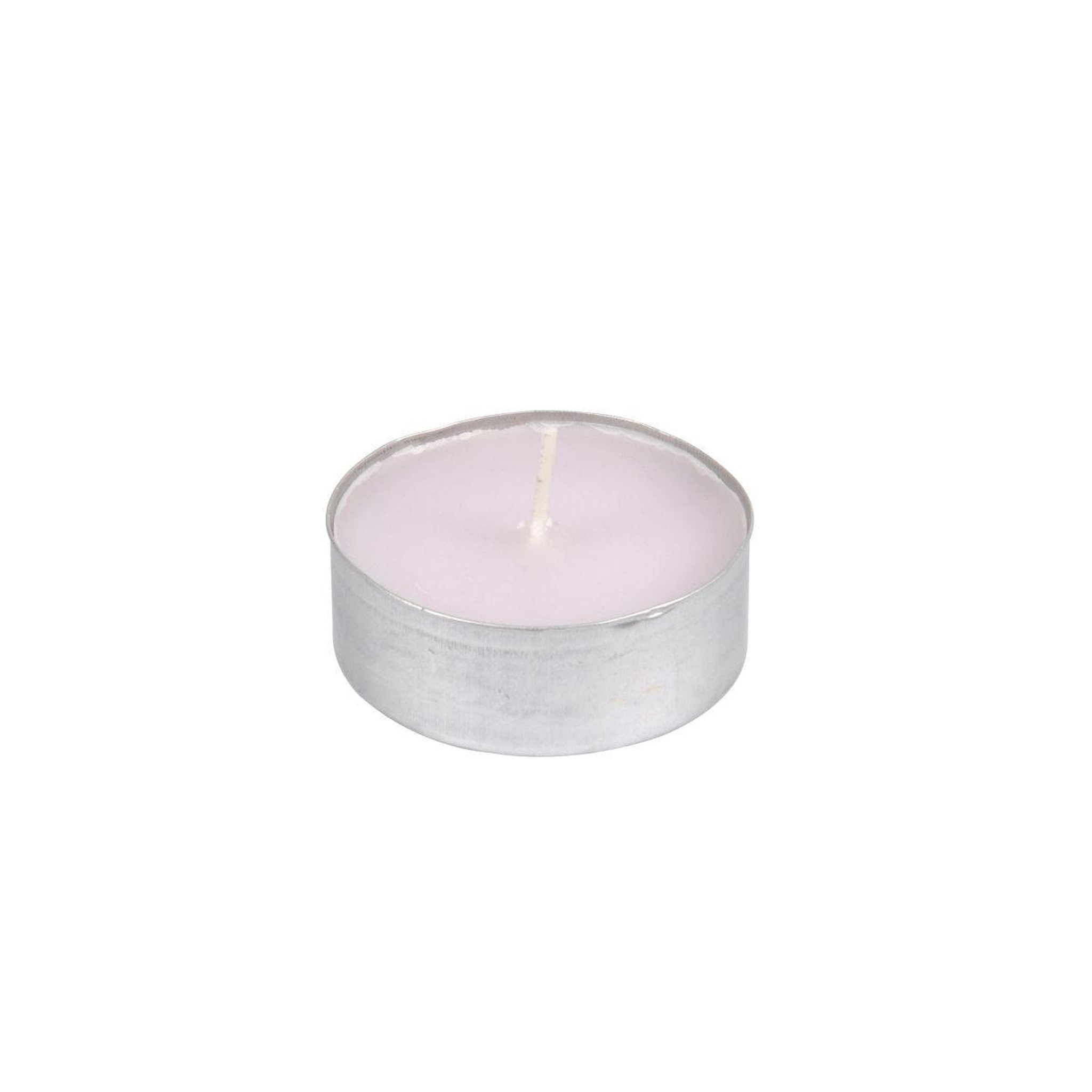 Voir la diapositive 2 : HOMEA Lot de 12 bougies chauffe-plat  essentiel  3,5cm rose