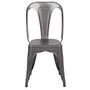 Voir la diapositive 6 : Rendez vous déco Lot de 2 chaises en métal chromé - Indus