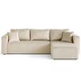 Voir la diapositive 4 : BEST MOBILIER Housse en velours pour canapé déhoussable topaze
