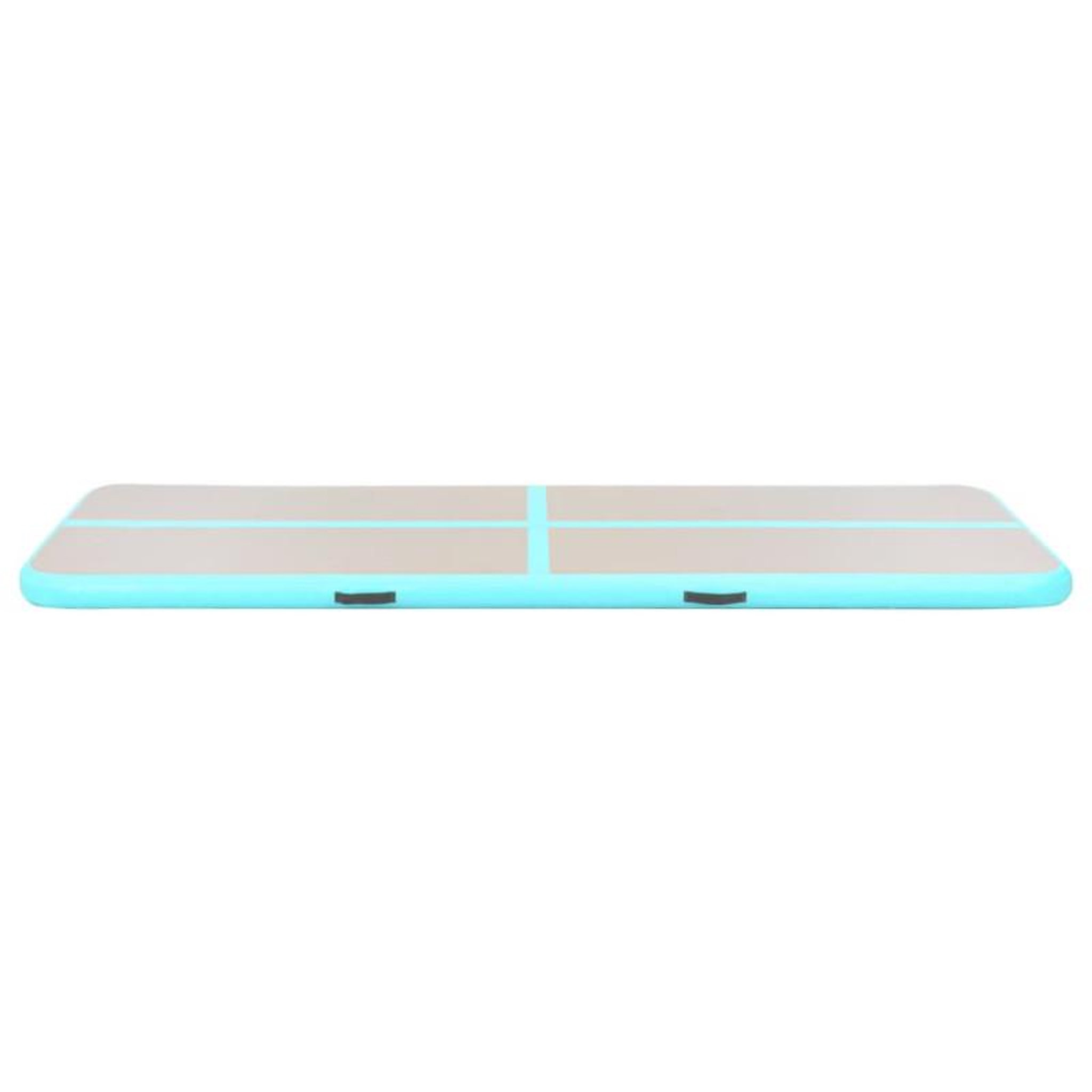 Voir la diapositive 6 : VIDAXL Tapis gonflable de gymnastique avec pompe 500x100x10cm PVC Vert