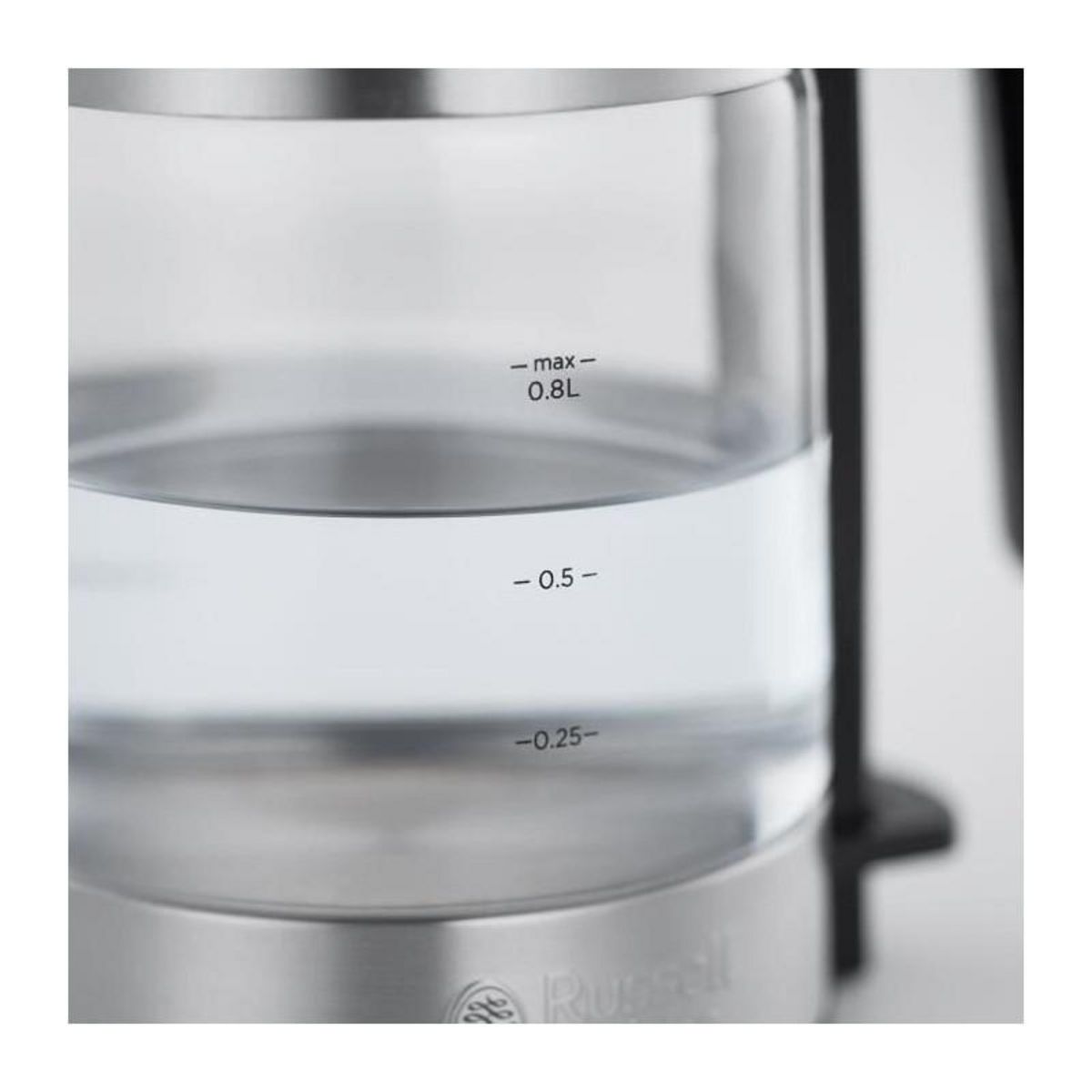 Russell Hobbs RUSSEL HOBBS 24191-70 - Bouilloire en verre Compact Home 0,8L - 2200 W