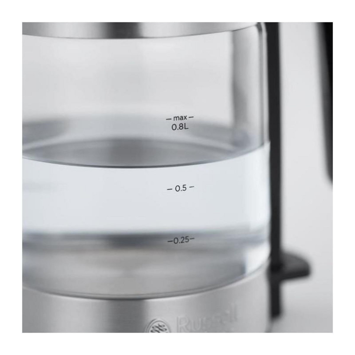 Russell Hobbs RUSSEL HOBBS 24191-70 - Bouilloire en verre Compact Home 0,8L - 2200 W