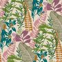 Voir la diapositive 2 : Noordwand Noordwand Papier peint Good Vibes Big Leaves Vert et rose