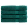 Voir la diapositive 1 : VIDAXL Serviettes de sauna de qualité supérieure SOLUND 4 pcs vert