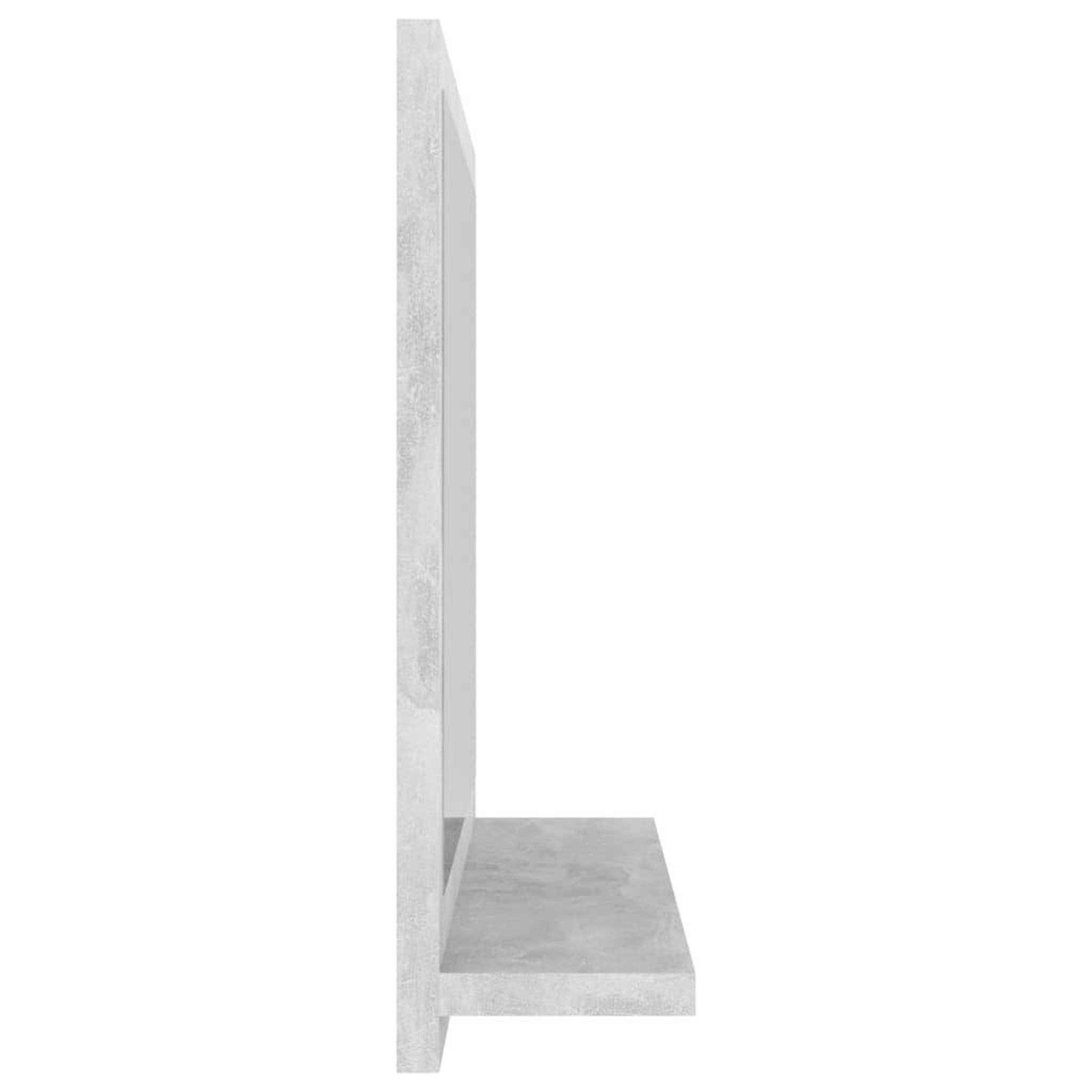 Voir la diapositive 5 : VIDAXL Miroir de salle de bain Gris beton 40x10,5x37cm Bois ingenierie