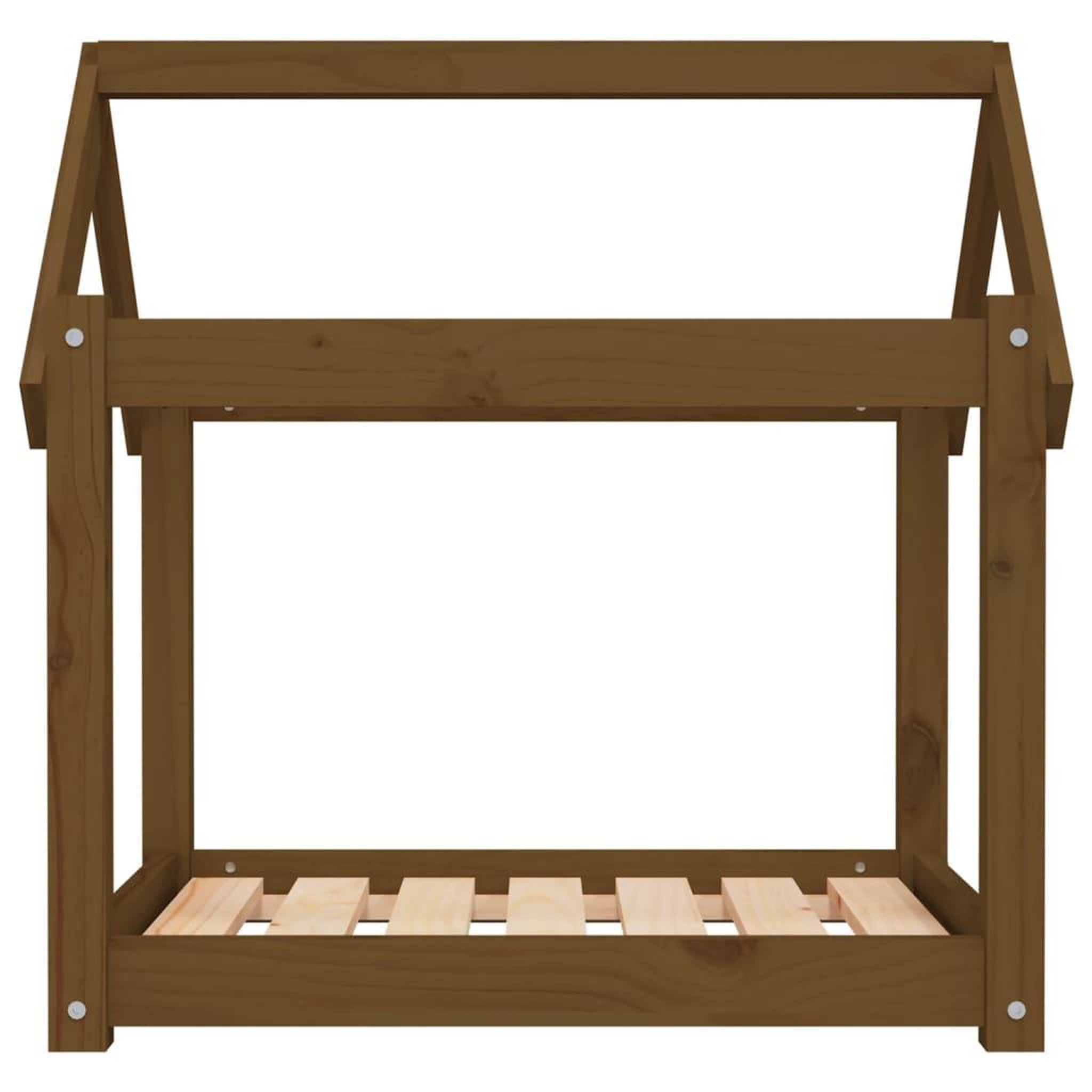 Voir la diapositive 5 : VIDAXL Lit pour chien Marron miel 71x55x70 cm Bois de pin solide