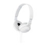 Voir la diapositive 1 : SONY Casque MDR-ZX110 Blanc