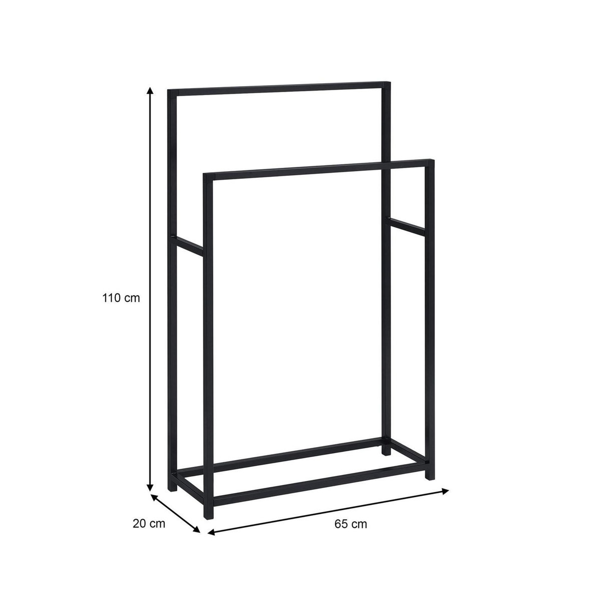 IDIMEX Porte-serviettes DALIO, en métal