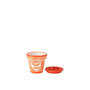 Voir la diapositive 2 : Paris Prix Pot Avec Soucoupe en Céramique  Granada  21cm Orange