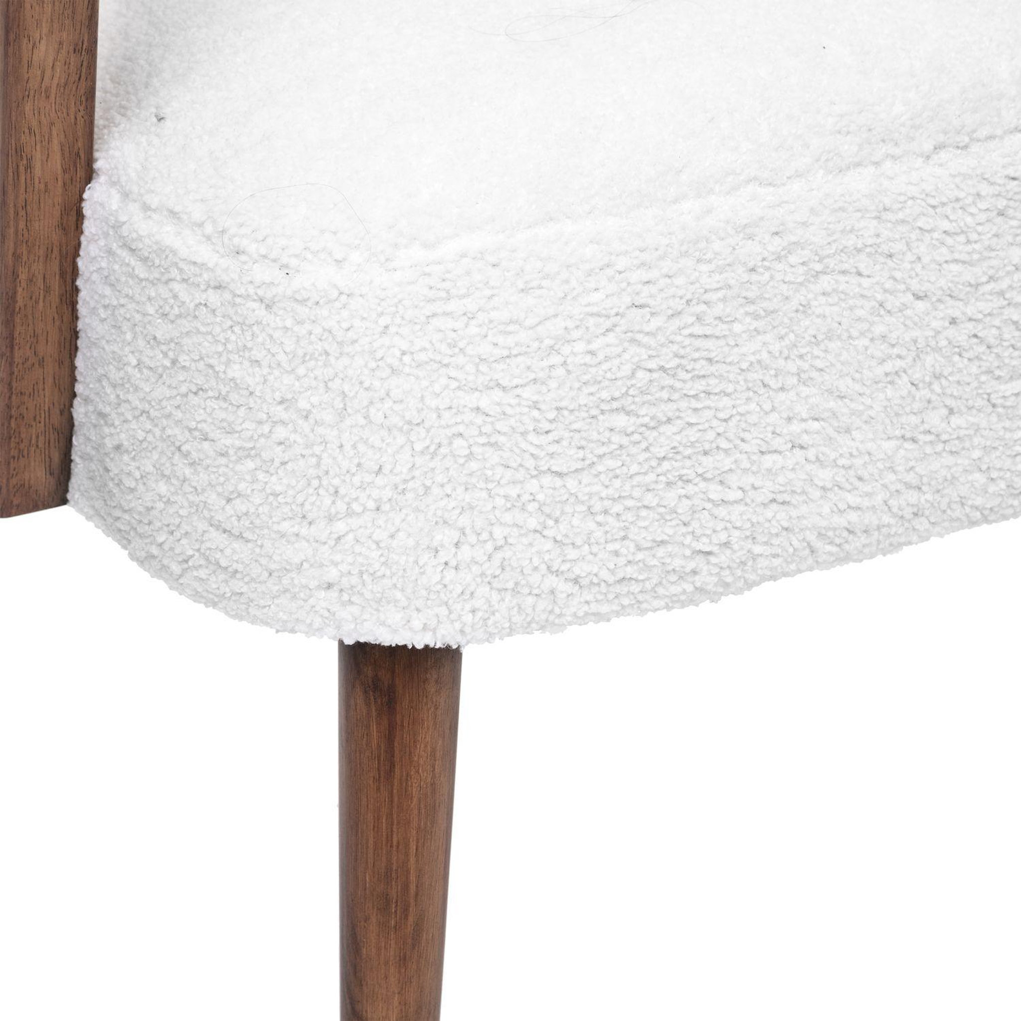 Voir la diapositive 2 : ATMOSPHERA Fauteuil de table effet velours Sango