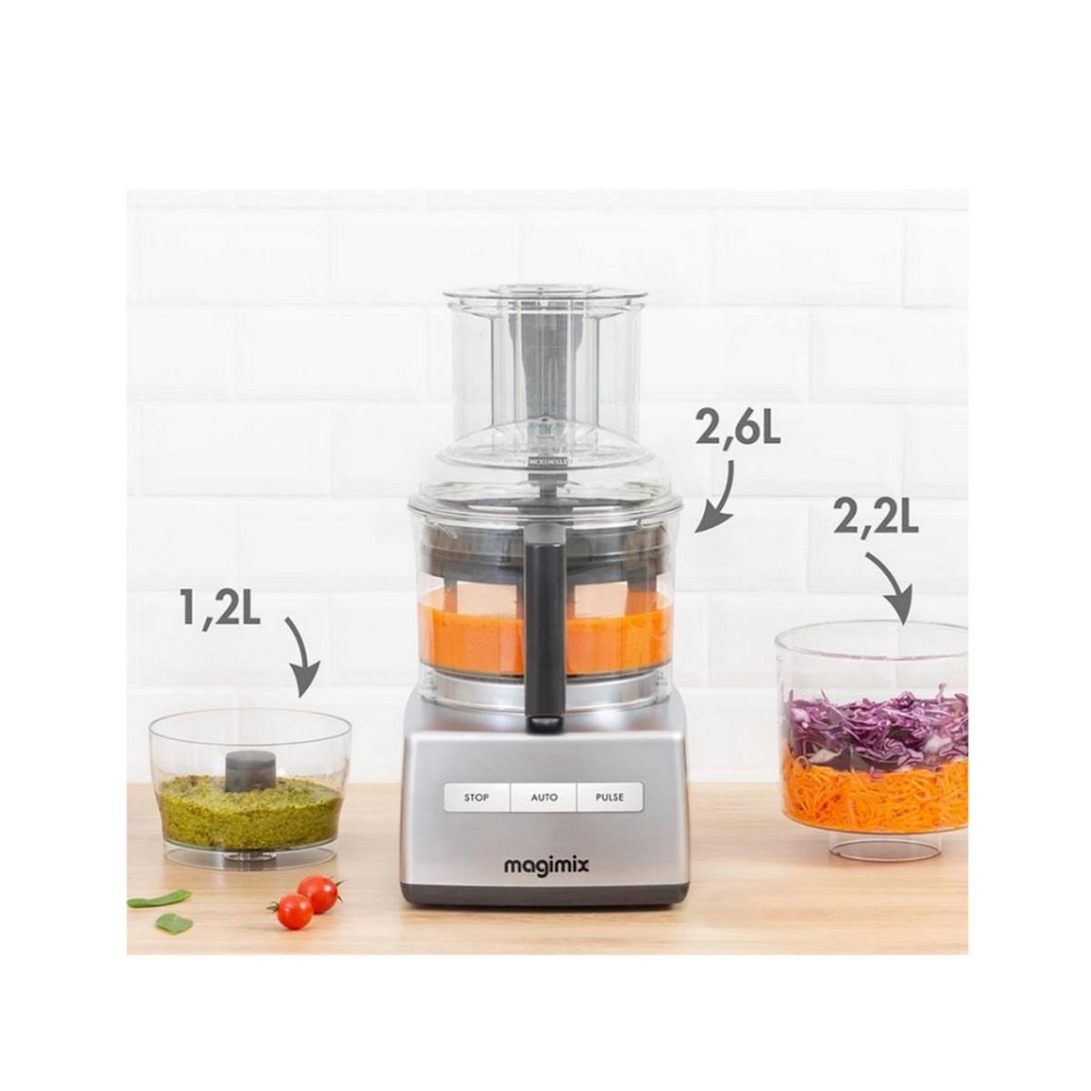 MAGIMIX Robot multifonctions 650w 2.6l - 18371F