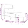 Voir la diapositive 6 : VIDAXL Chaise longue jaune velours