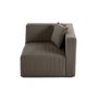 Voir la diapositive 6 : LISA DESIGN Nova - module d'assise droit - en velours