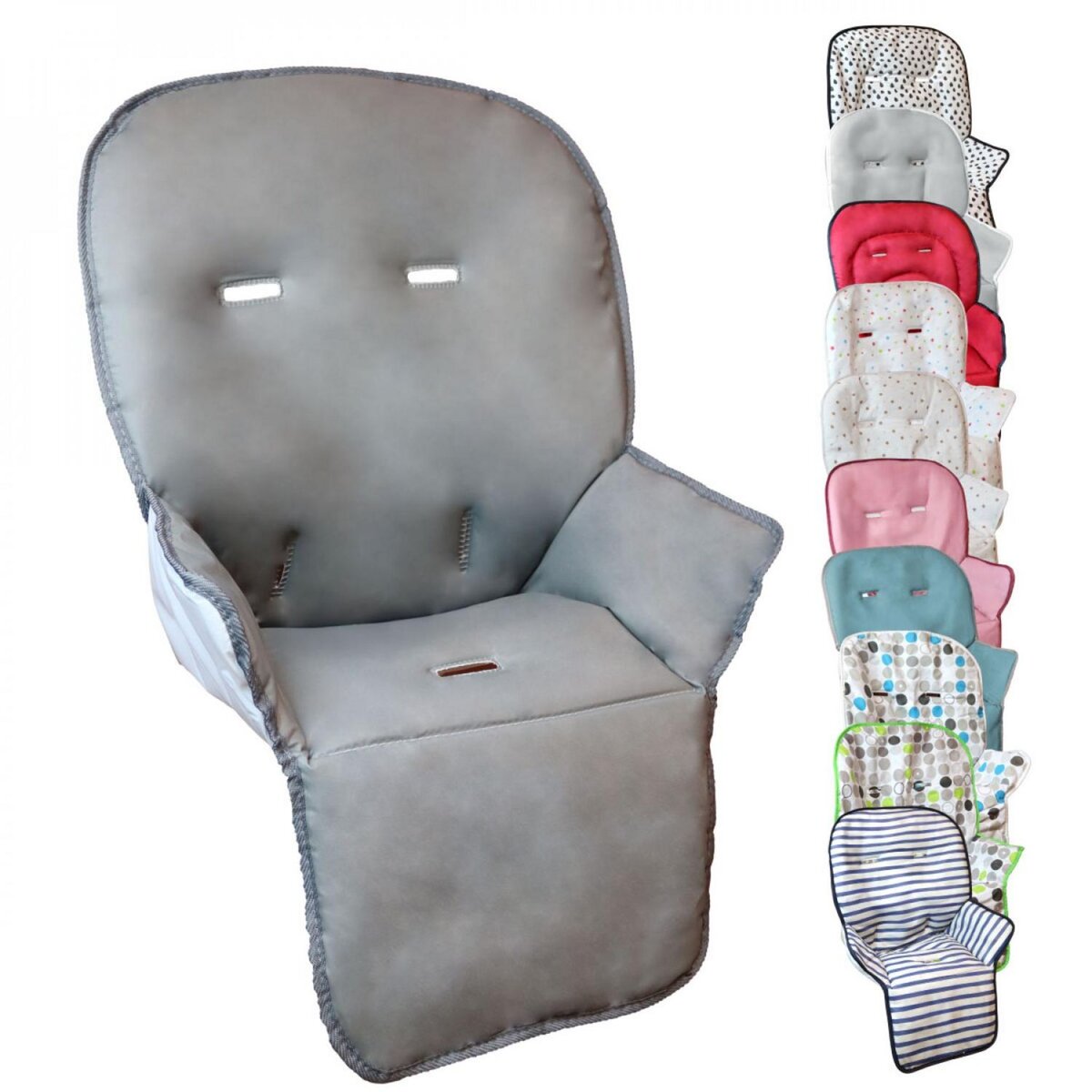 Monsieur Bébé Housse d'assise pour chaise haute bébé enfant gamme Ptit - Cléo