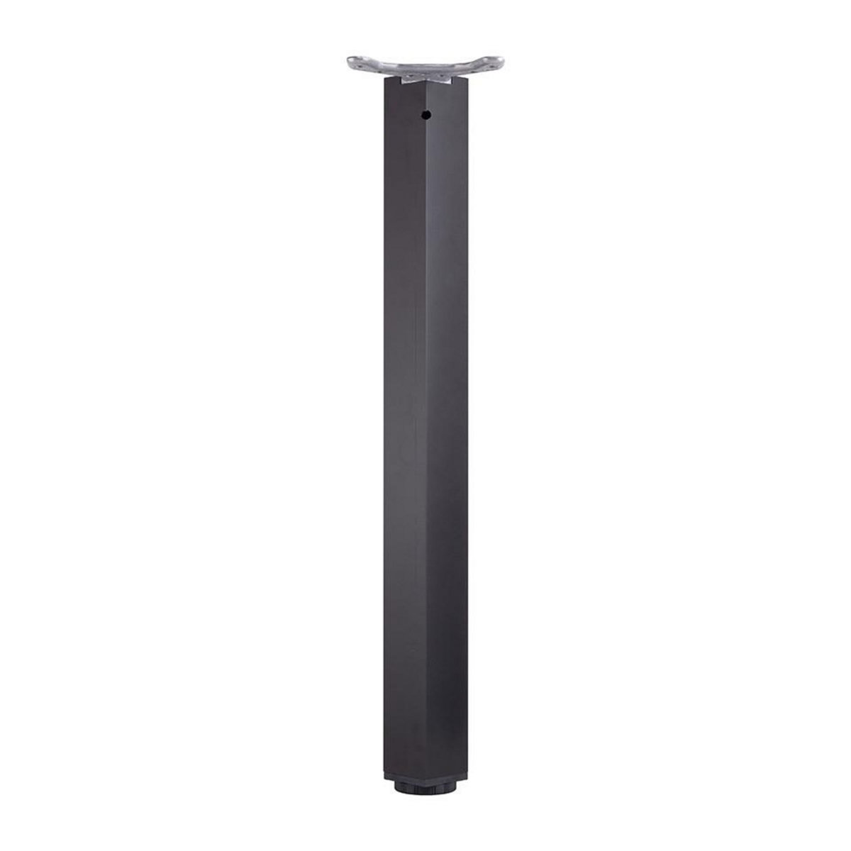 CENTRALE BRICO Pied de table Legs TA001, 820R/60x60mm, noir mat