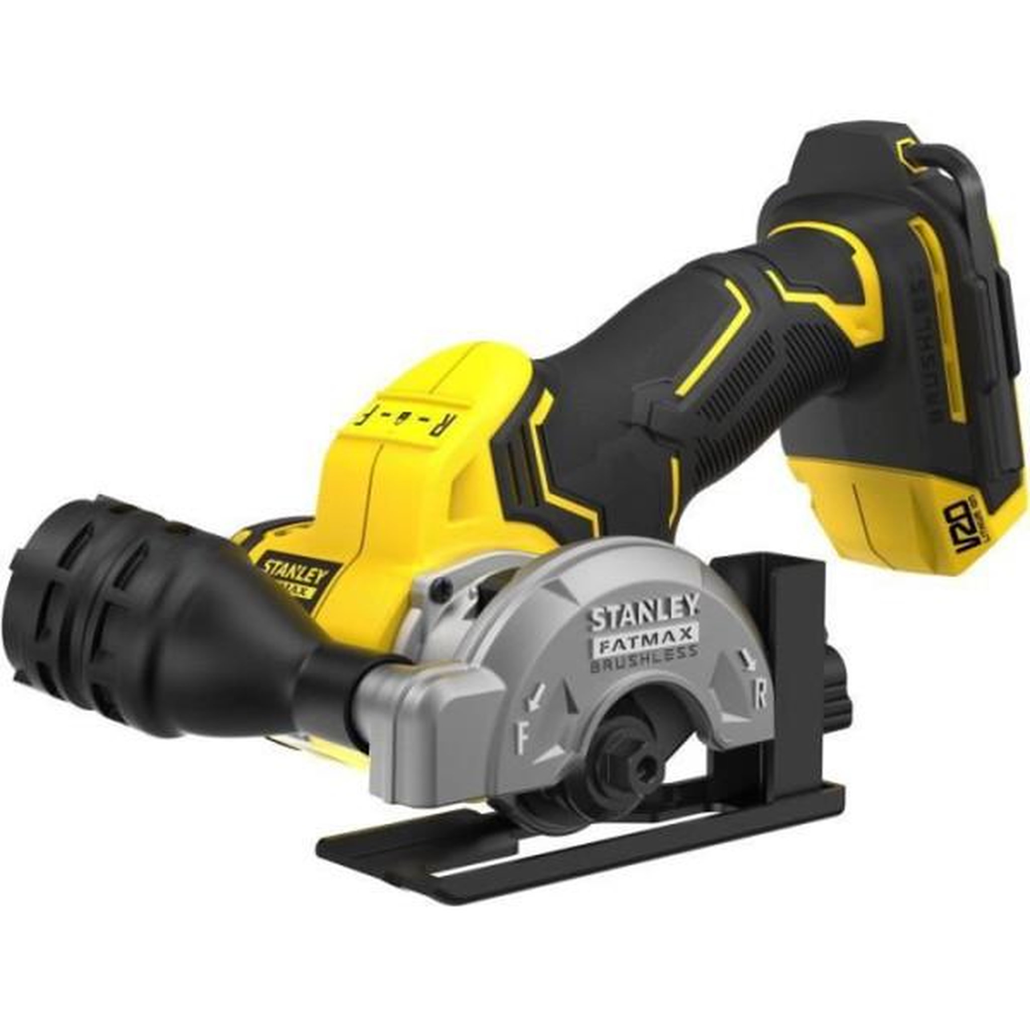Stanley Mini Scie Circulaire - STANLEY FATMAX V20 - SFMCM300B-XJ - 75 mm Brushless - Lithium 18V - Sans Batterie