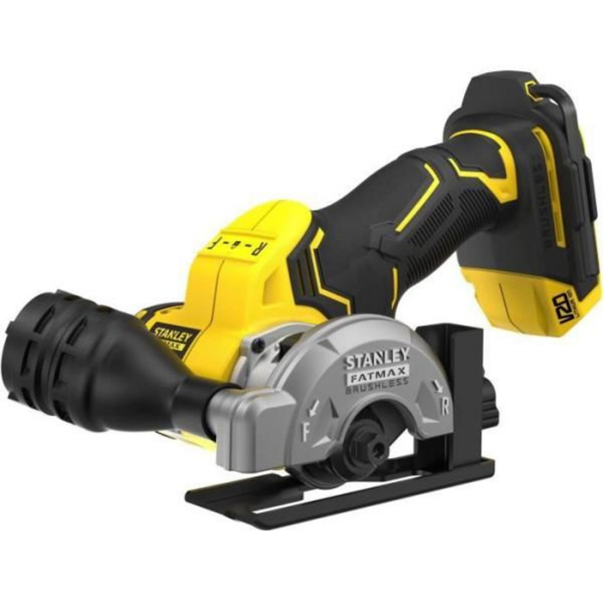 Stanley Mini Scie Circulaire - STANLEY FATMAX V20 - SFMCM300B-XJ - 75 mm Brushless - Lithium 18V - Sans Batterie