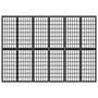 Voir la diapositive 3 : VIDAXL Cloison de separation pliable 6 panneaux 240x170 cm Noir