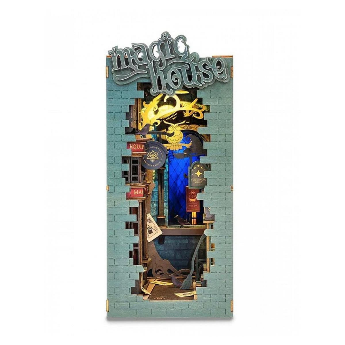 ROBOTIME Serre livre en bois Magic House