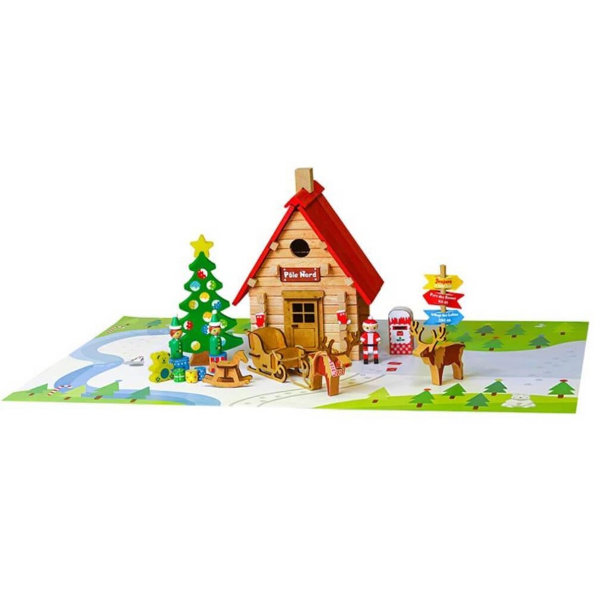 JeuJura Le chalet de Noël : 90 pièces