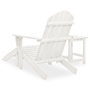 Voir la diapositive 4 : VIDAXL Chaise de jardin Adirondack avec pouf et table Sapin Blanc