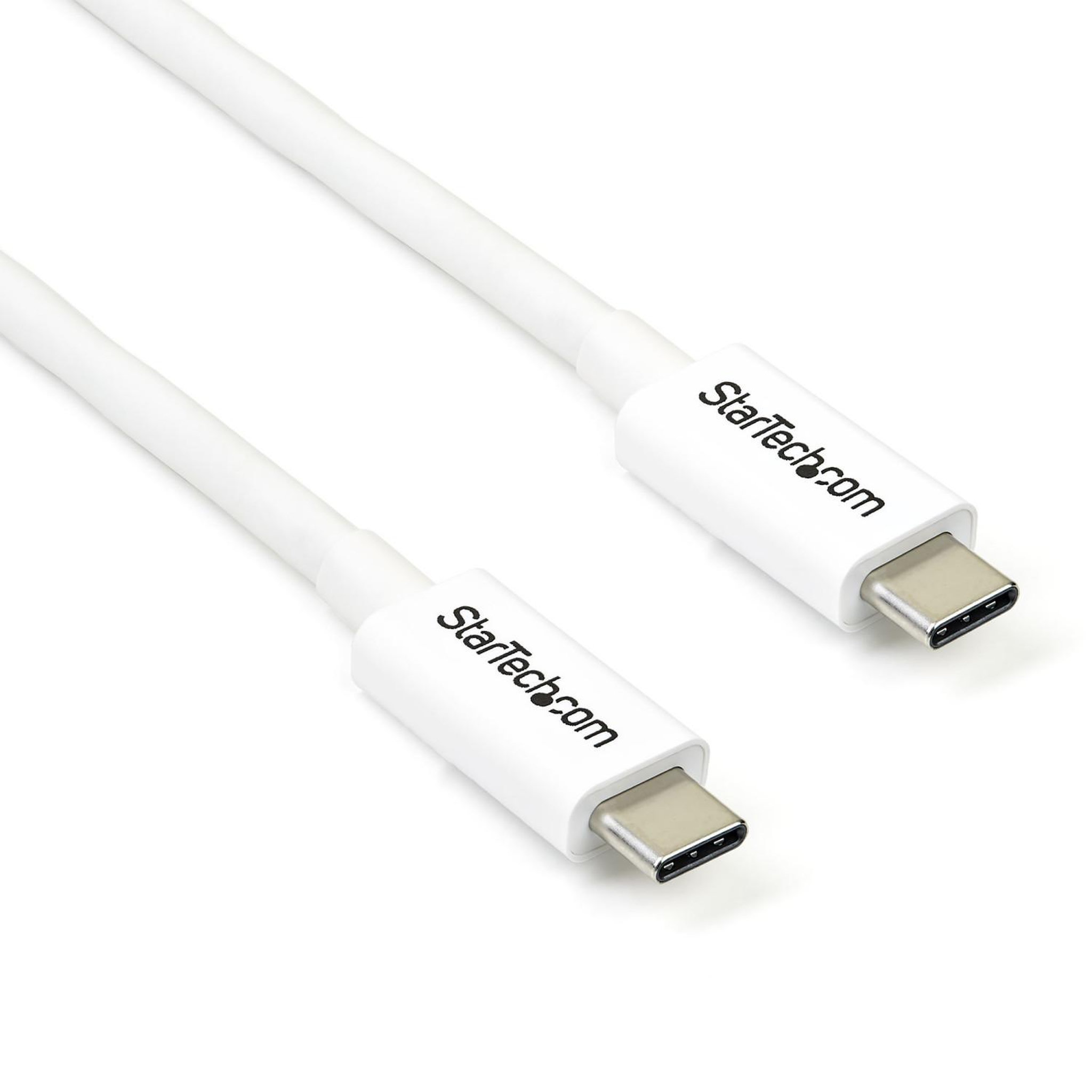Startech StarTech.com Câble Thunderbolt 3 de 2 m - 20 Gb/s - Compatible Thunderbolt, USB et DisplayPort - Blanc